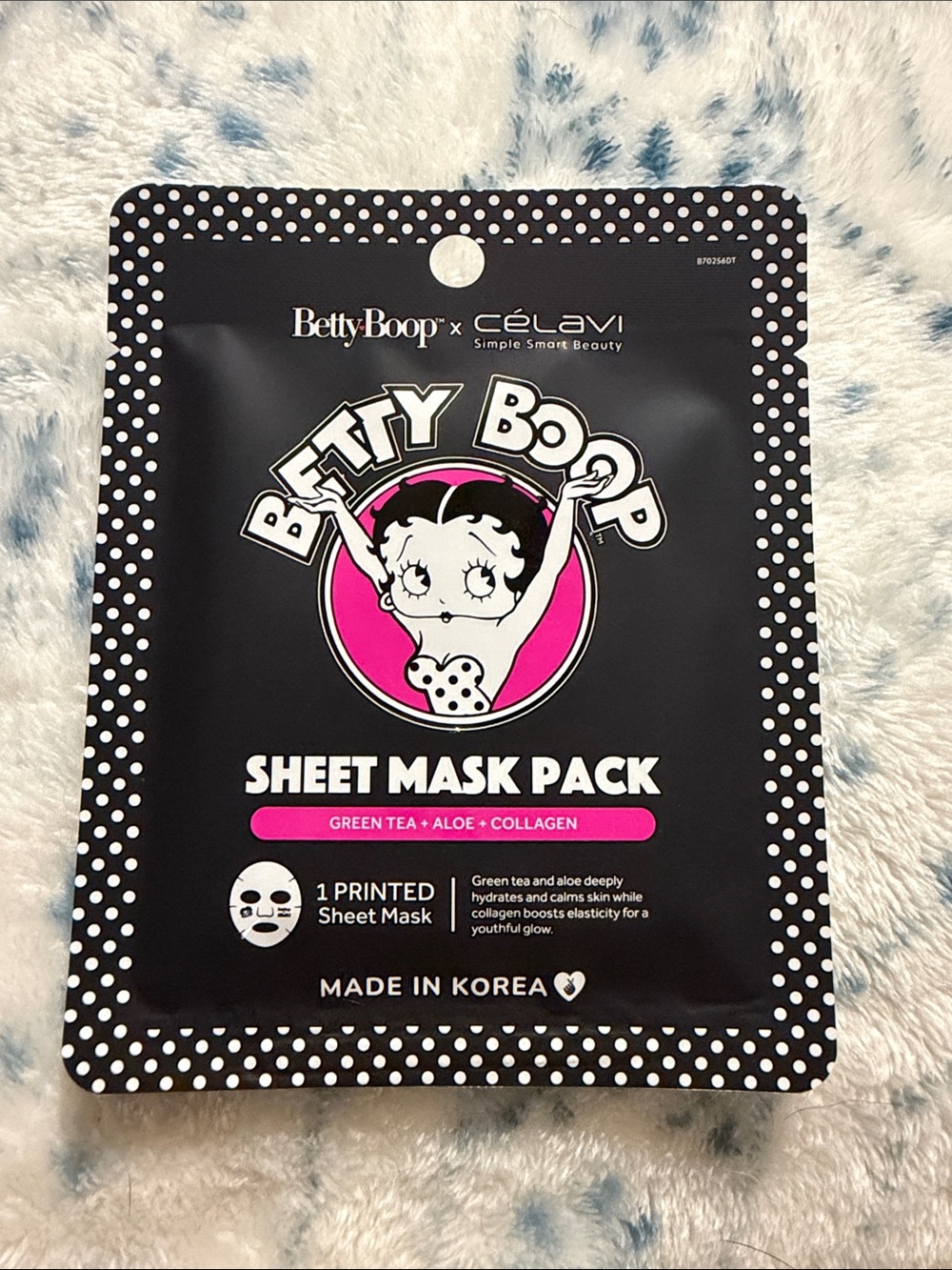 3/$15 🌸 Betty Boop x Celavi Sheet Mask Pack